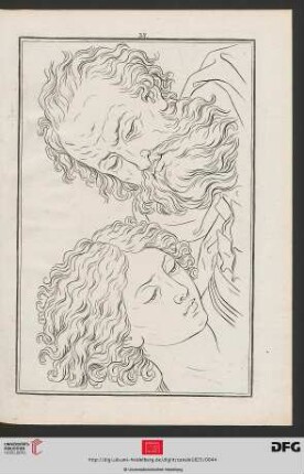Taf. 32 [Kopfstudien nach Reni (Kontur)]