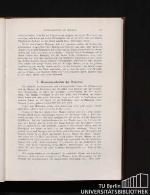 B. Wesenseigenheiten der Holzarten.
