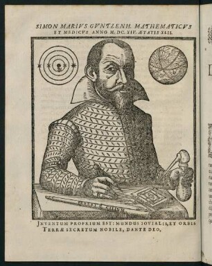 2v, Simon Marius Guntzenh. Mathematicus et Medicus
