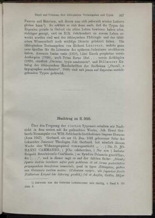 Nachtrag zu S. 326