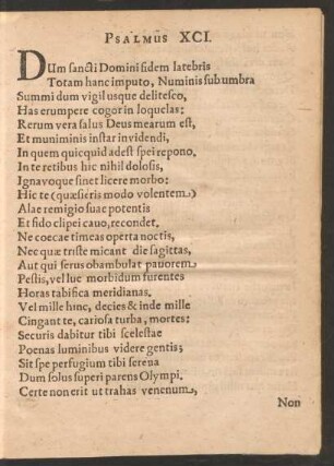 Psalmus XCI.