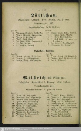 Lüttichau mit Ortstheil Anbau
