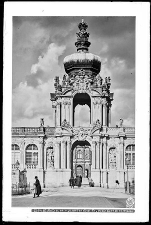 Dresden, Zwinger, Kronentor