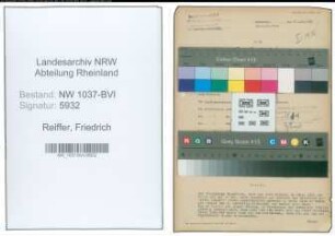 Entnazifizierung Friedrich Reiffer , geb. 20.04.1910 (Postschaffner)