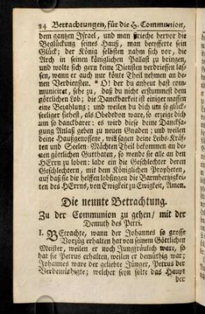 34-43, Die neunte Betrachtung. - Die zehende Betrachtung.
