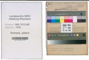 Entnazifizierung Johann Dimmers , geb. 18.01.1912 (Landwirt)
