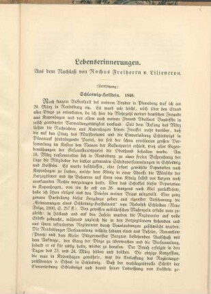Schleswig-Holstein. 1848.