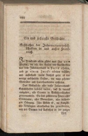 Ein und sechzigste Geschichte - Fünf und sechzigste Geschichte