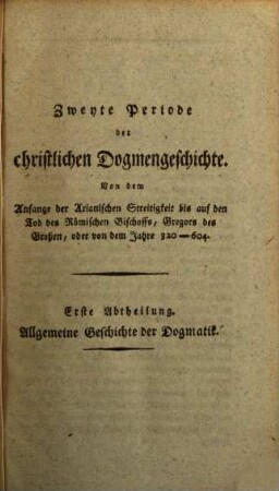 Handbuch der christlichen Dogmengeschichte. 3