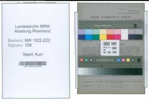 Entnazifizierung Kurt Stiehl , geb. 20.05.1912 (Maler)
