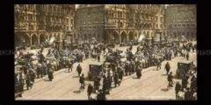 Verkehr am Marienplatz, München
