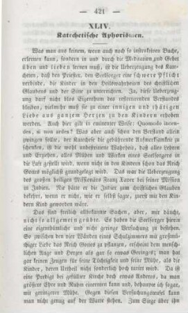 421-427 Katechetische Aphorismen