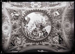 Kirche; Deckenbild im Schiff