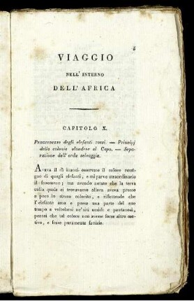 Viaggio Nell' Interno Dell' Africa