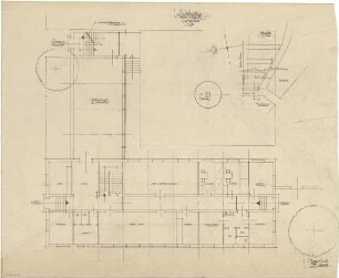 Gsaenger, Gustav; München; Lehrlingsheim für die Innere Mission - Grundriss EG