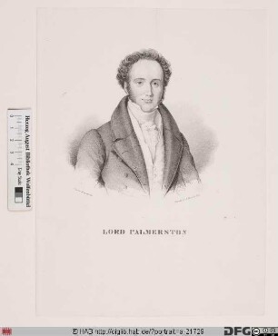 Bildnis Henry John Temple, 1803 3. Viscount Palmerston