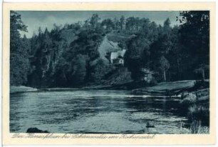 Lichtenwalde. Der Harrasfelsen bei Lichtenwalde