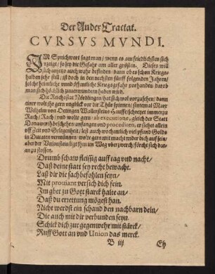 7r-12v, Der Ander Tractat. Cursus Mundi