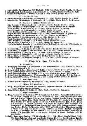 E. Sonstige Schul- und Erziehungs-Anstalten