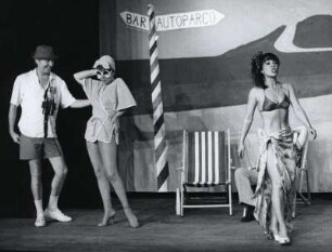 Eintritt: Ein Kopf: Jochen Schröder, Andrea Brix, Cornelia Meinhardt