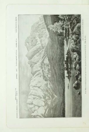 Das Wettersteingebirge mit der Zugspitze und dem Eibsee. (Text S. 32.)