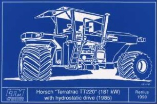 Horsch "Terratrac TT220" (181 kW) mit hydrostatischem Fahrantrieb (1985)