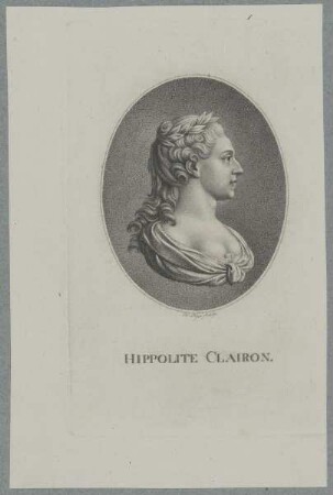 Bildnis der Hippolite Clairon