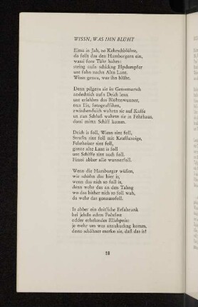Wissn, was ihn blüht