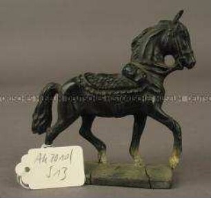 Spielfigur: Kavallerie-Pferd, Rappe