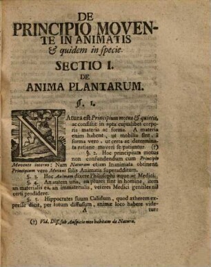Christoph. Mart. Burchardi' Med. Doctor & In Acad. Varniaga Professoris Ordin. Meditationes de Principio Movente Primo In Animatis : In Specie De Anima Plantarum & Brutorum. In quibus Medicorum, cum Mechanicorum, tum Recentiorum, Spiritualistarum, Dogmata, Sine ullo partium studio, Ex solius Naturæ Præscripto, & Legibus Motuum Immutabilibus Examinantur