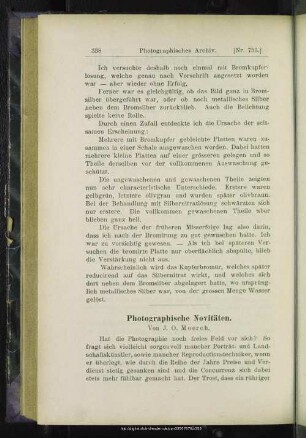 Photographische Novitäten