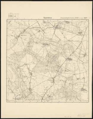 Meßtischblatt 2247 : Spantekow, 1911 : Spantekow. - Hrsg. 1885, letzte Nachtr. 1911. - 1:25000. - [Berlin]: Reichsamt für Landesaufnahme, 1911. - 1 Kt.