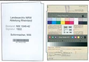 Entnazifizierung Willi Schirrmacher , geb. 30.04.1906 (Kaufmaennischer Angestellter)