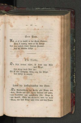 Ueber die Unsterblichkeit der Seele.