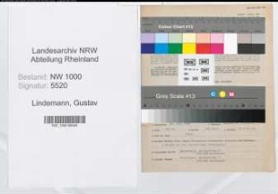 Entnazifizierung Gustav Lindemann, geb. 28.07.1906 (Angest.)