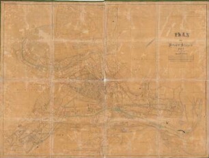 Plan der Stadt Siegen von 1885