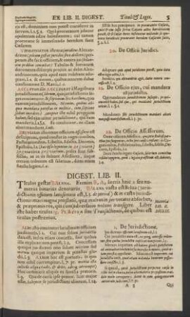 Digest. Lib. II.