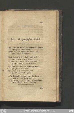Zwei und zwanzigstes Kapitel.