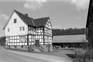Hofanlage (Sachgesamtheit) (Hofgut, Fachwerk); Gemünden, Hof Niederholzhausen