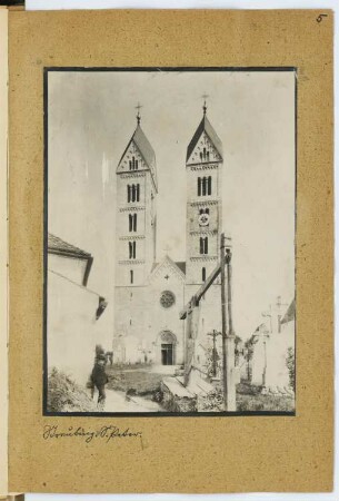 St. Peter, Straubing: Ansicht (aus: Skizzen- und Fotoalbum 6)