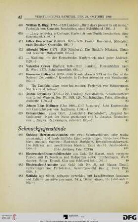 Schmuckgegenstände (Nr. 480-520)