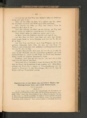 Begleitworte zu der Karte des nördlichen Theiles des Schutzgebietes Togo und seiner Hinterländer.