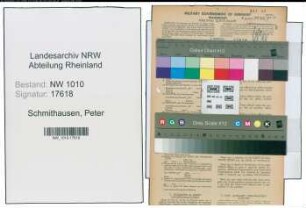 Entnazifizierung Peter Schmithausen , geb. 01.12.1898 (Vorarbeiter)