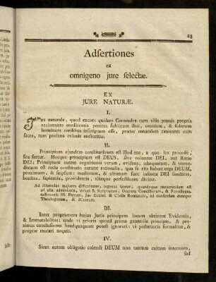 23-50, Adsertiones