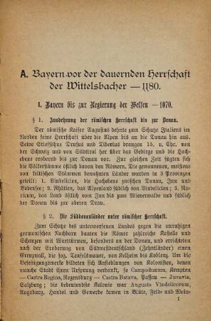 Leitfaden der bayerischen Geschichte