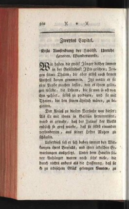 Zweytes Capitel. Erste Aussendung der Zwölfe. Unruhe Herodes. Wunderwerke