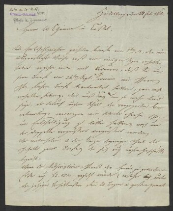 Brief an Jacob Grimm : 24.02.1812