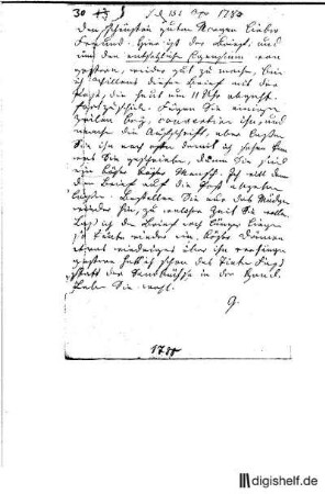 30: Brief von Maria Tugendreich geb. Fromme Gleim an Klamer Schmidt