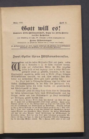 Heft 3. März 1898