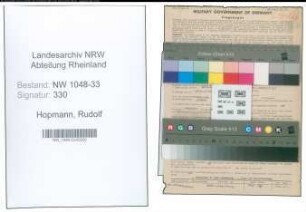 Entnazifizierung Rudolf Hopmann , geb. 10.02.1895 (Arzt)